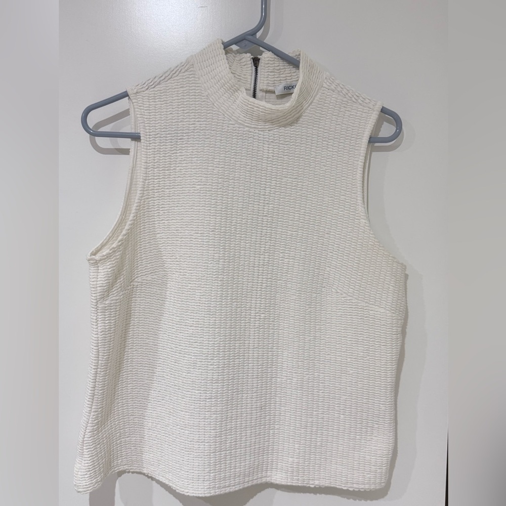 Ricki's Cream Textured Tank Top
